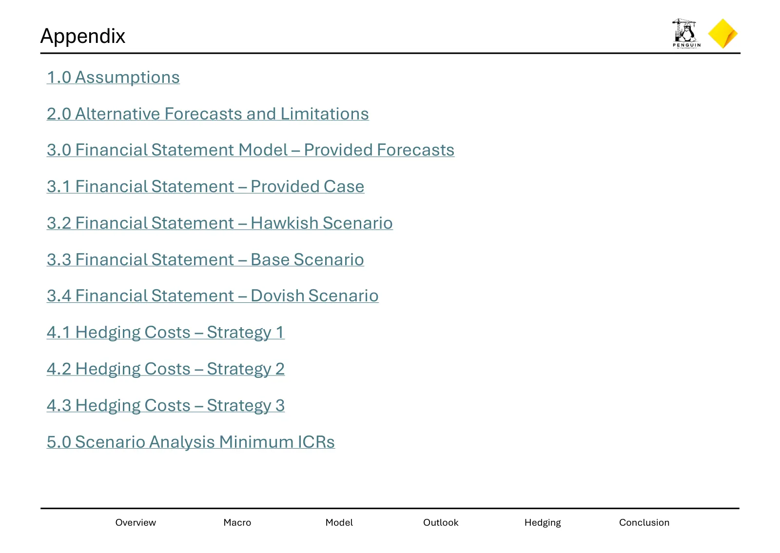 Hedging strategies for Penguin Infrastructure, slide 12 of 26