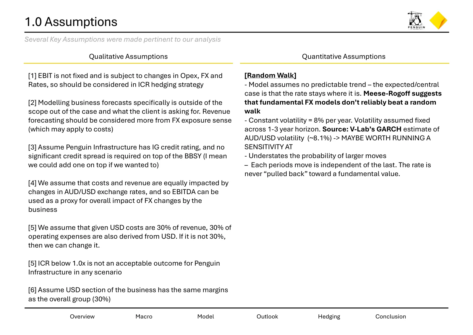 Hedging strategies for Penguin Infrastructure, slide 13 of 26