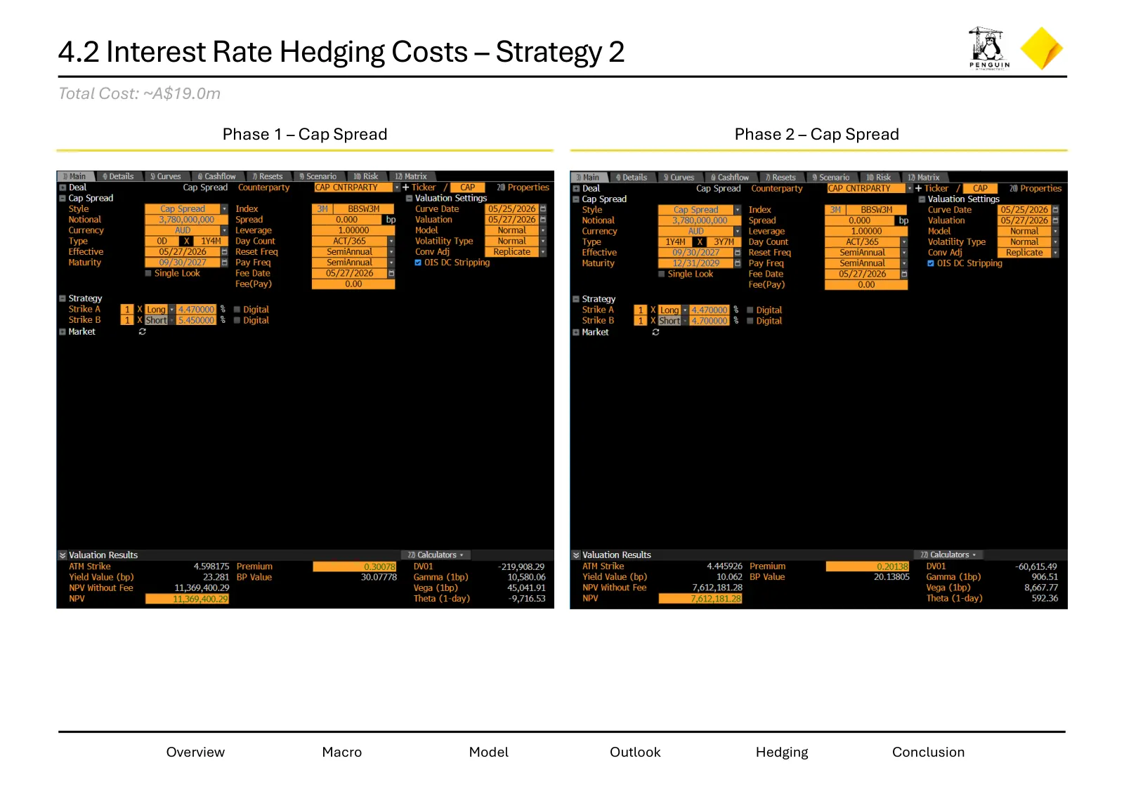 Hedging strategies for Penguin Infrastructure, slide 21 of 26