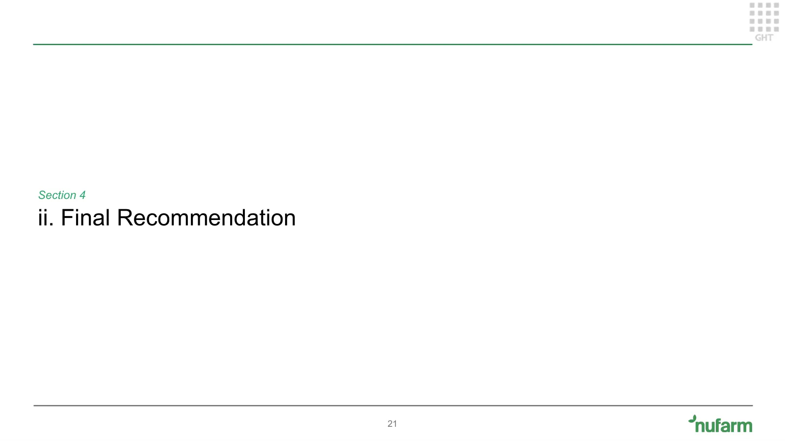Nufarm investment proposition, slide 20 of 37