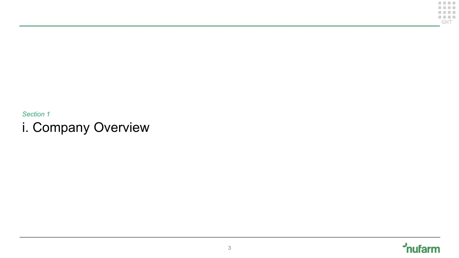 Nufarm investment proposition, slide 3 of 37