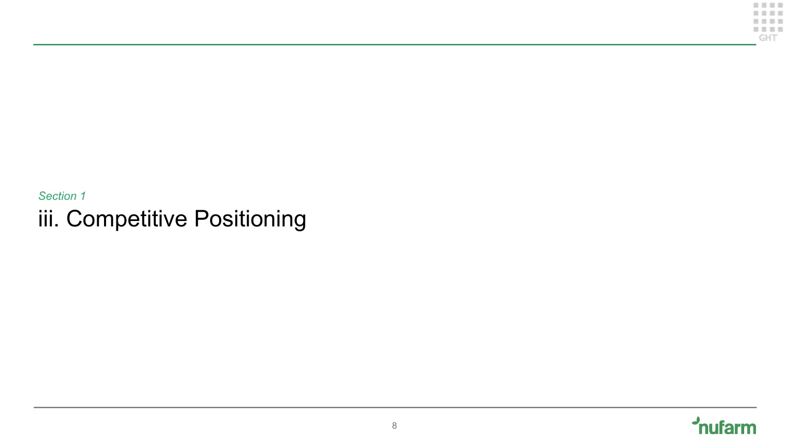 Nufarm investment proposition, slide 7 of 37